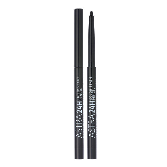 ASTRA 24H EYE COLOR-STAIN PENCIL BLK 0001