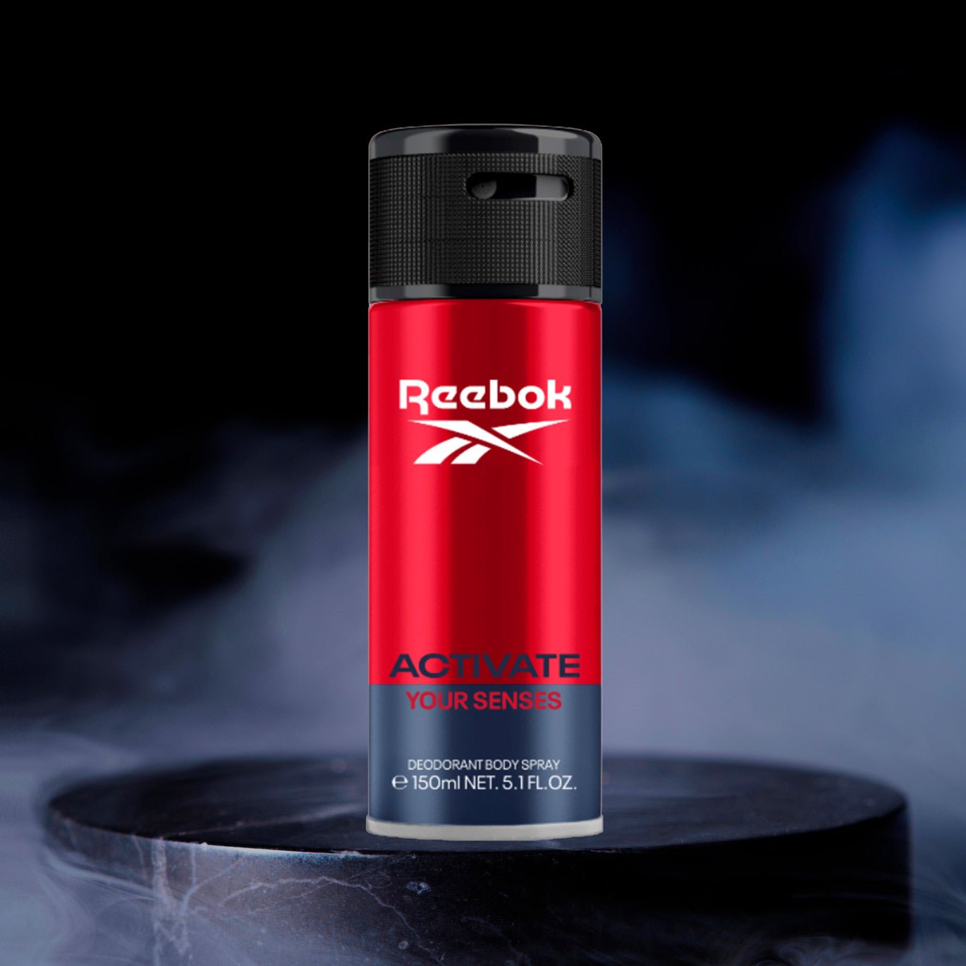 activate-deo-spray-M.jpg REEBOK ACTIVATE YOUR SENSES DEODORANT BODY SPRAY - MEN 150ML - Image 1