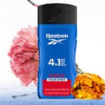 REEBOK 4IN 1 HAIR & BODY SHOWER GEL MOVE YOUR SPIRIT