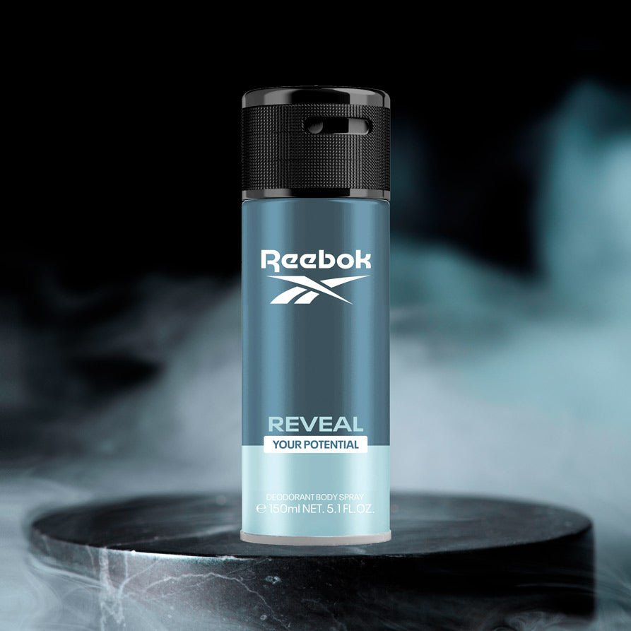 reveal-deo-spray-M.jpg REEBOK REVEAL YOUR POTENTIAL DEODORANT BODY SPRAY - MEN 150ML - Image 1
